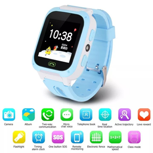 ساعت هوشمند کودک سیم کارت خور آبی Smartwatch Baby Clock_اسباب بازی